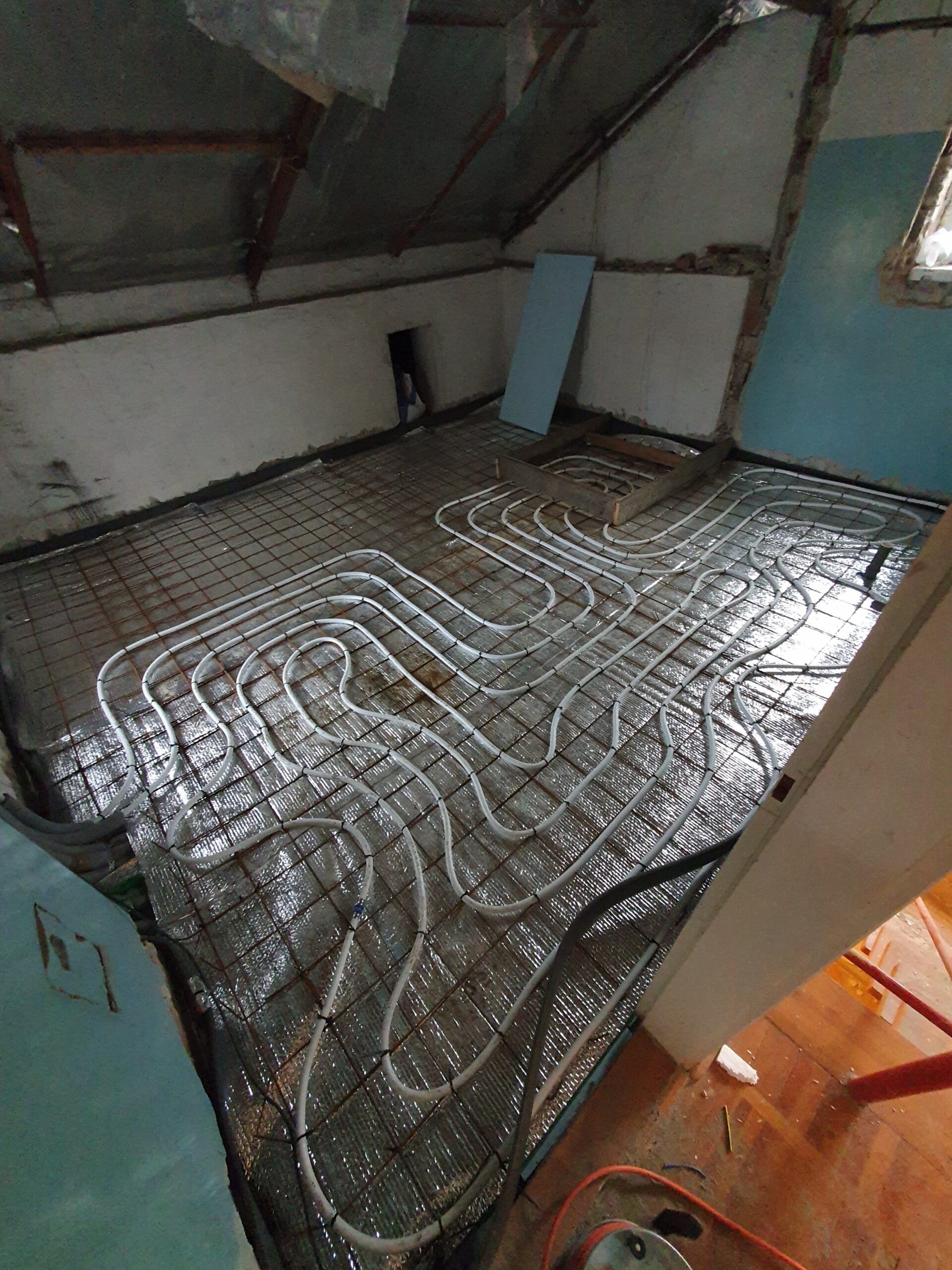 padlófűtés - felújítás